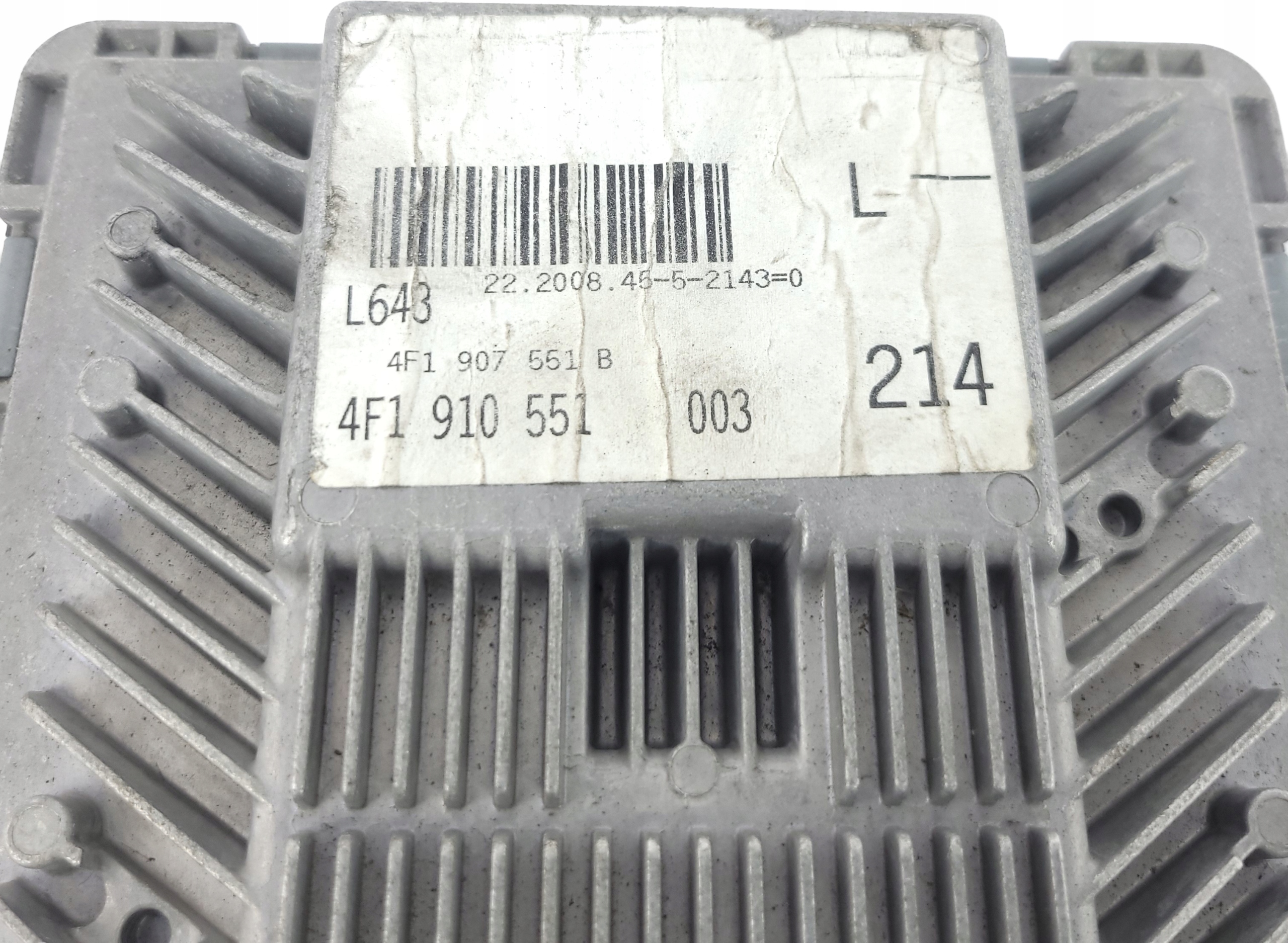 AUDI A6 C6 LIFT 3.0 TFSI control unit module computer ECU 4F1910551 4F1907551B
