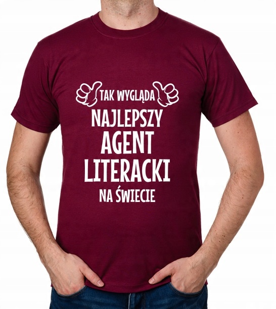 

koszulka Najlepszy Agent Literacki prezent