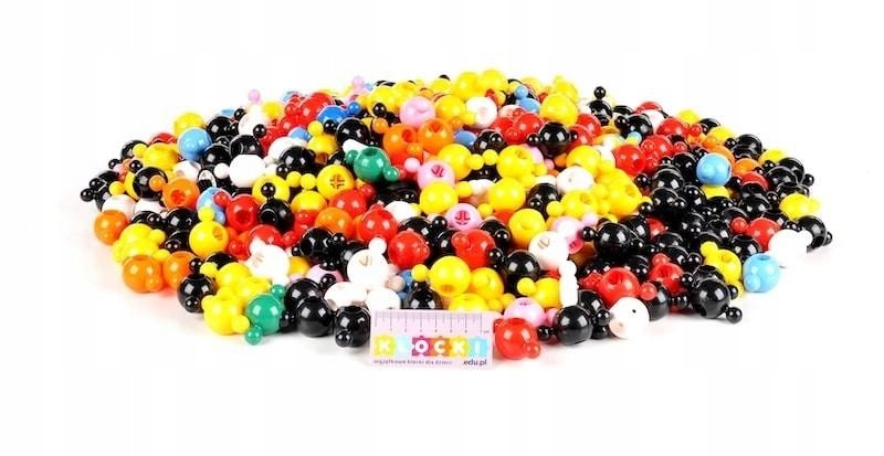 Klocki kulki Loowi - Zestaw edukacyjny 525 el. Stan opakowania oryginalne