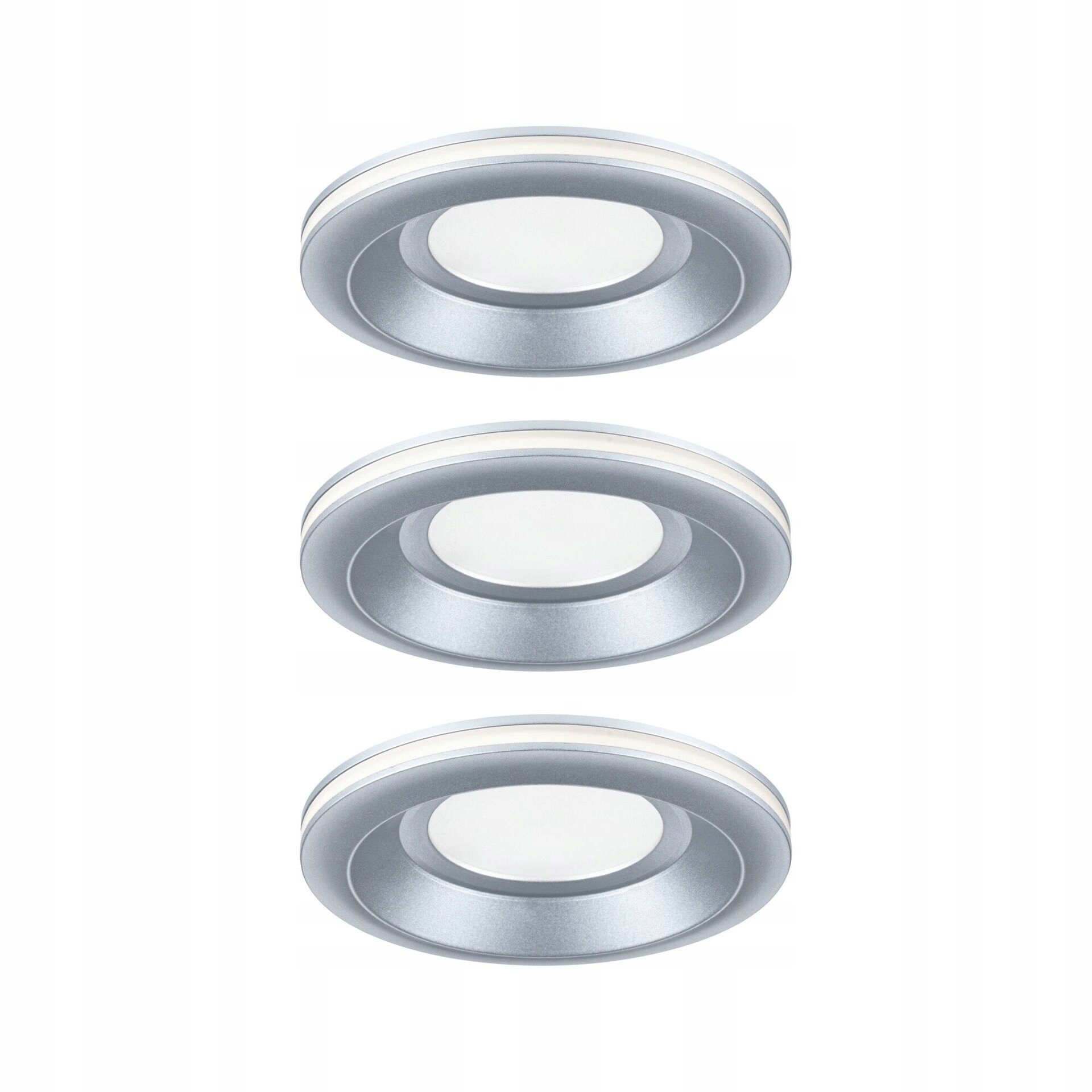 Paulmann Led vestavné svítidlo Sormus sada 3ks IP65 3000K chrom 100mm