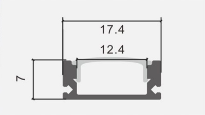 ŁĄCZNIK KĄTOWY DO PROFILU LED LP-C Typ złączka