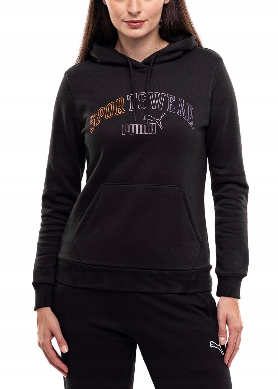 Puma mikina s s kapucí a sportovním bavlněným hoodie, pohodlná, vel M