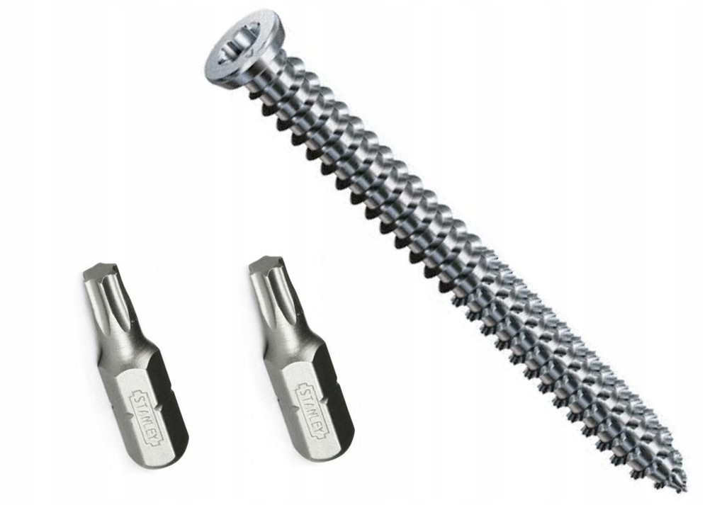 

Wkręty okien 7,5x182 stożek 100szt Bit 2szt
