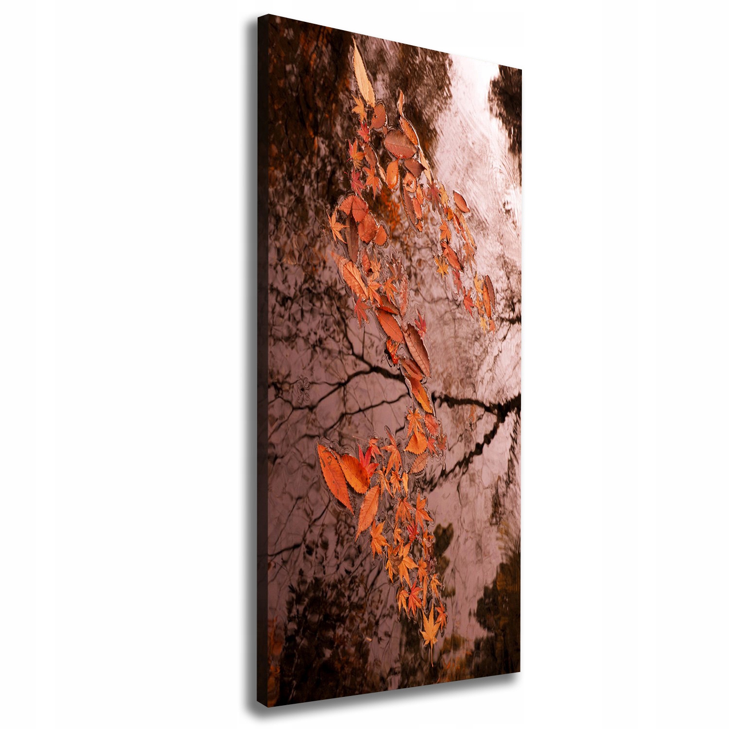 

Foto obraz na płótnie Jesienne liście 50x125 cm