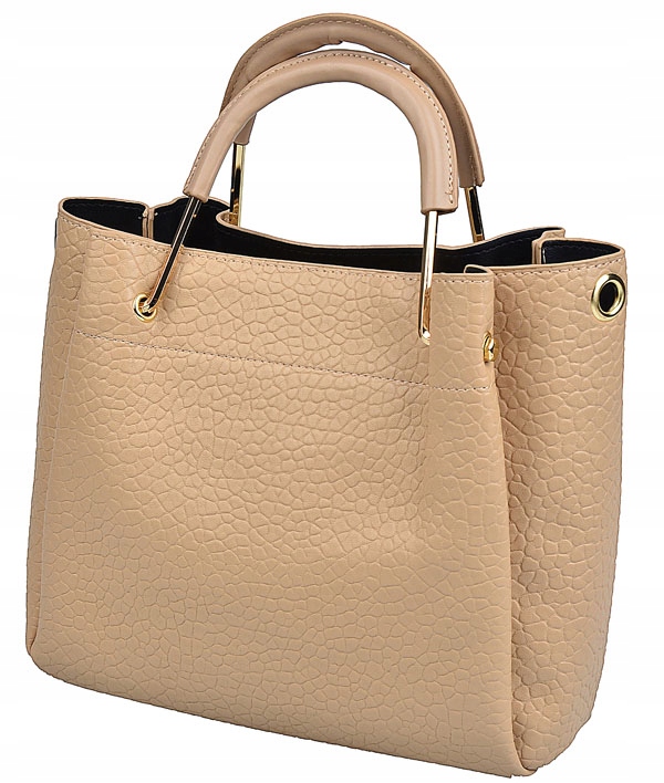 Lulu Castagnette TOREBKA damska A5 KUFEREK do ręki LISTONOSZKA z paskiem Wielkość mała (nie mieszcząca A4)