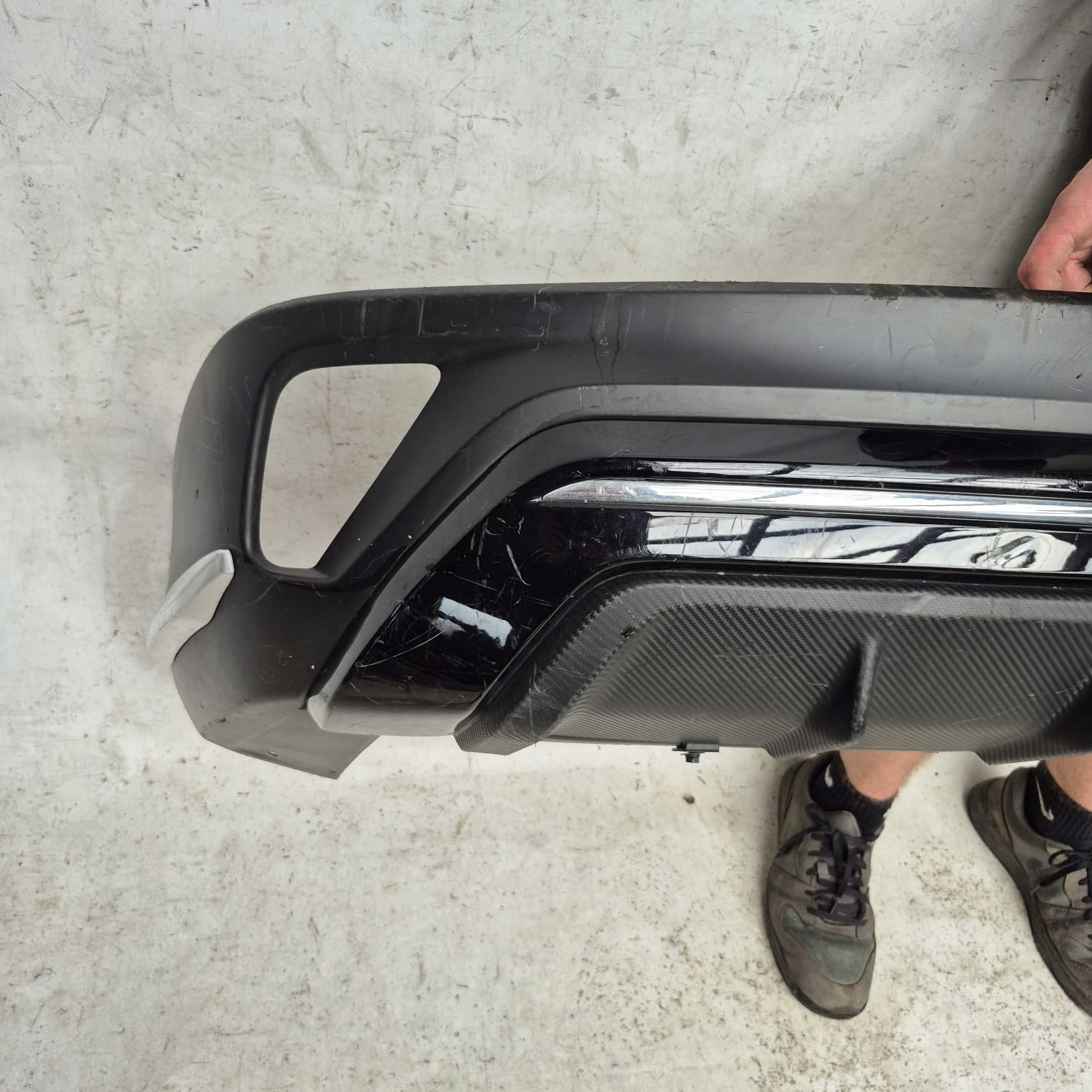 MITSUBISHI ECLIPSE CROSS SPORT LIFT 20-> DOL accessori spoiler Paraurti posteriore