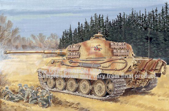 Dragon 7246 1/72 Sd.Kfz.182 Kingtiger Henschel Turret