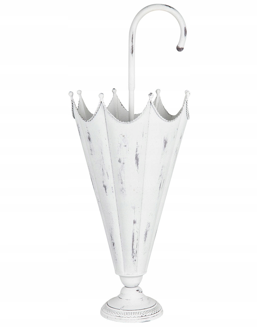 

Parasolnik w kształcie parasola Biały wys. 76cm