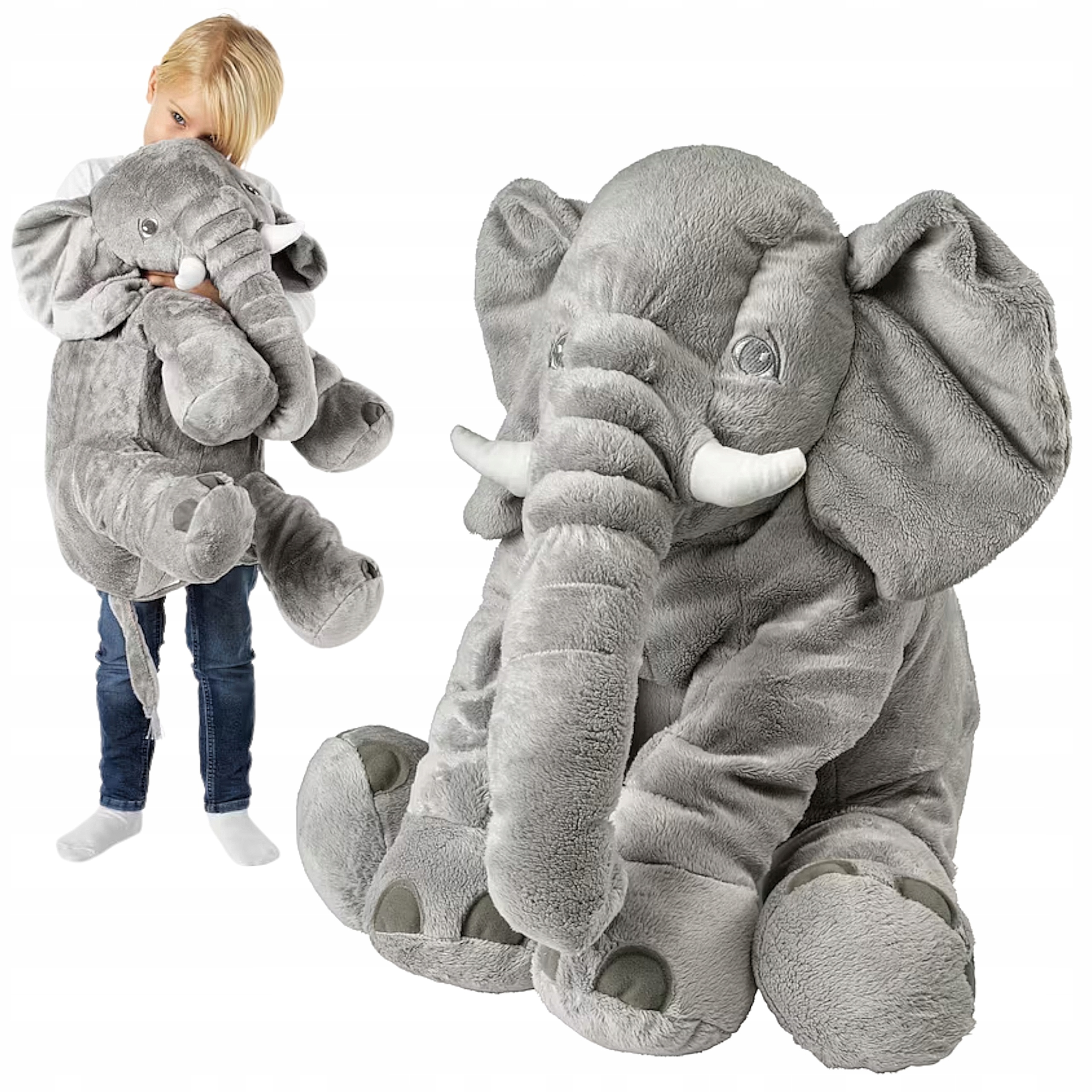 

Ikea Jattestor Pluszak Słoń Duży Maskotka 60CM XL