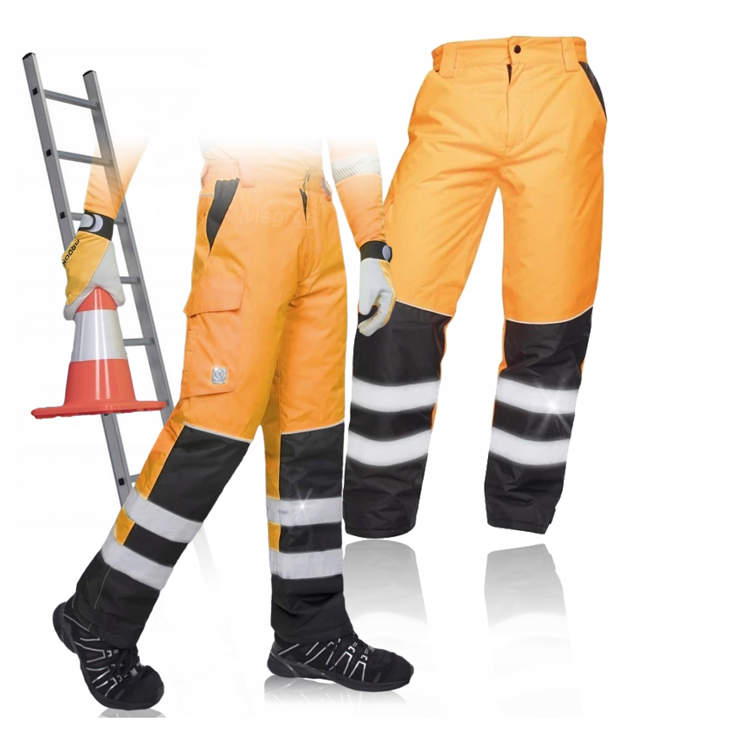 Zimní zateplené pracovní kalhoty Bozp Pánské Nepromokavé Ardon Howard XL