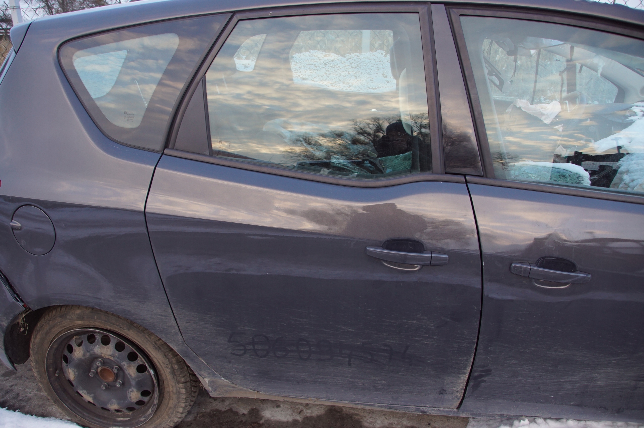 Tür rechts heck GWH OPEL MERIVA B II