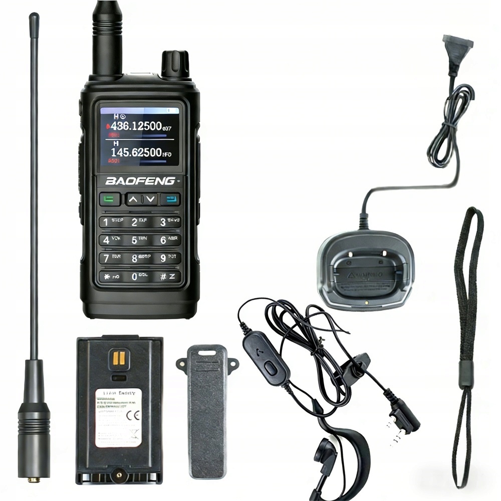 Vysílačka radiotelefon Baofeng UV-17E M Skener Vhf Uhf Letecké Pásmo