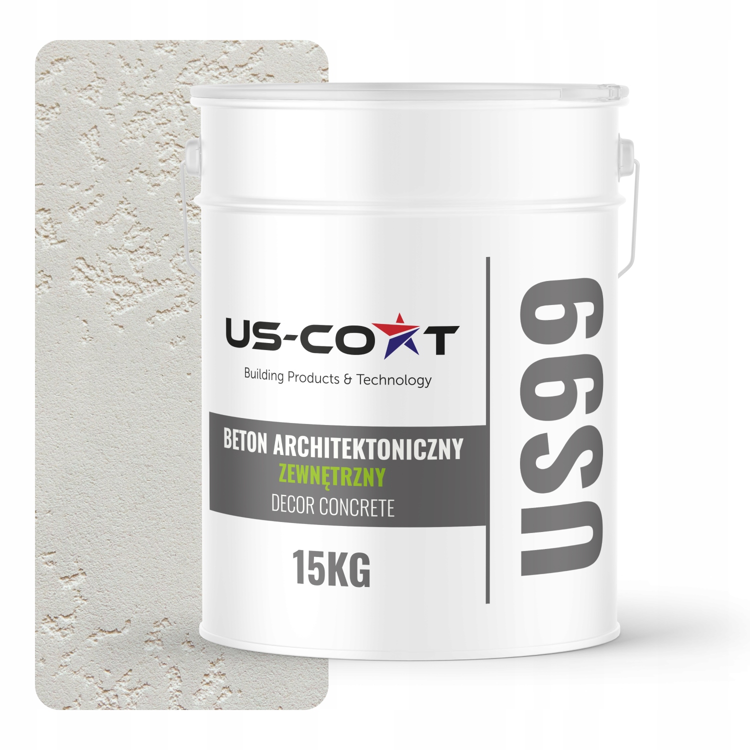 Vnější Architektonický Beton Bílý F101 10m2 15kg Omítka Na Zeď