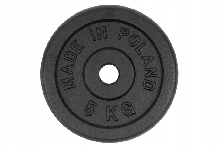 HANTLA ŻELIWNA 1x45 kg hantel 45kg gryf obciążenie Marka inna