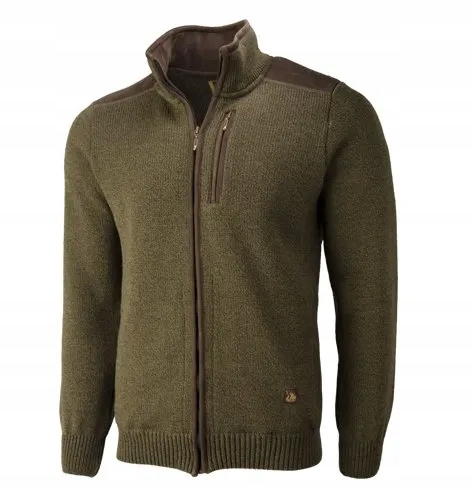 Tagart Ciepły Sweter Rozpinany z wełną Goteborg S