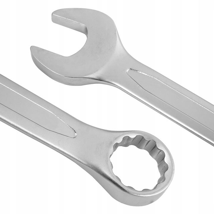 KLUCZ PŁASKI 15 mm PŁASKO-OCZKOWY CRV 15mm SATYNA MOCNY VERKE PREMIUM Rodzaj klucza płasko-oczkowy