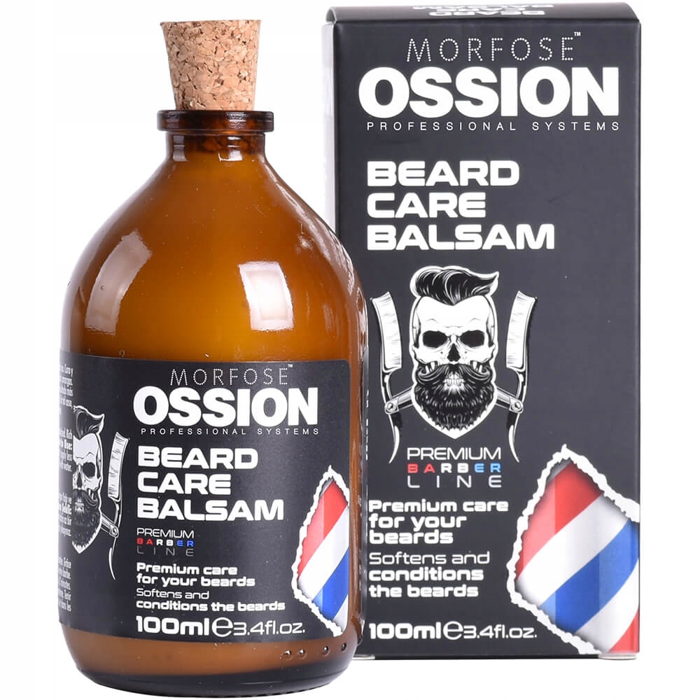 MORFOSE OSSION BEARD CARE BALSAM ODŻYWKA DO BRODY WĄSÓW BARBER 100ML