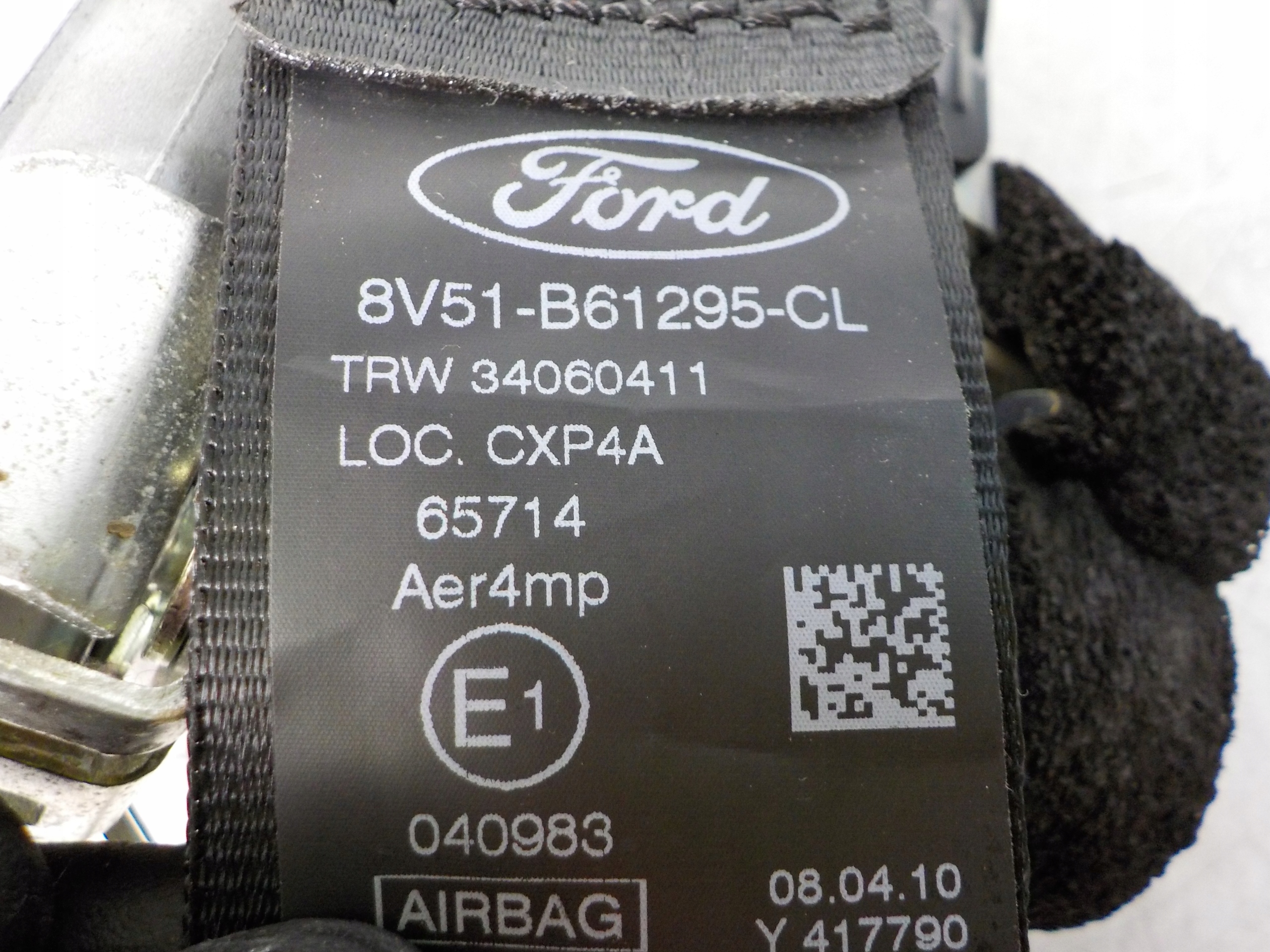 FORD FIESTA MK7 3D Gurten Sicherheits Spanner 8V51-B61295-CL