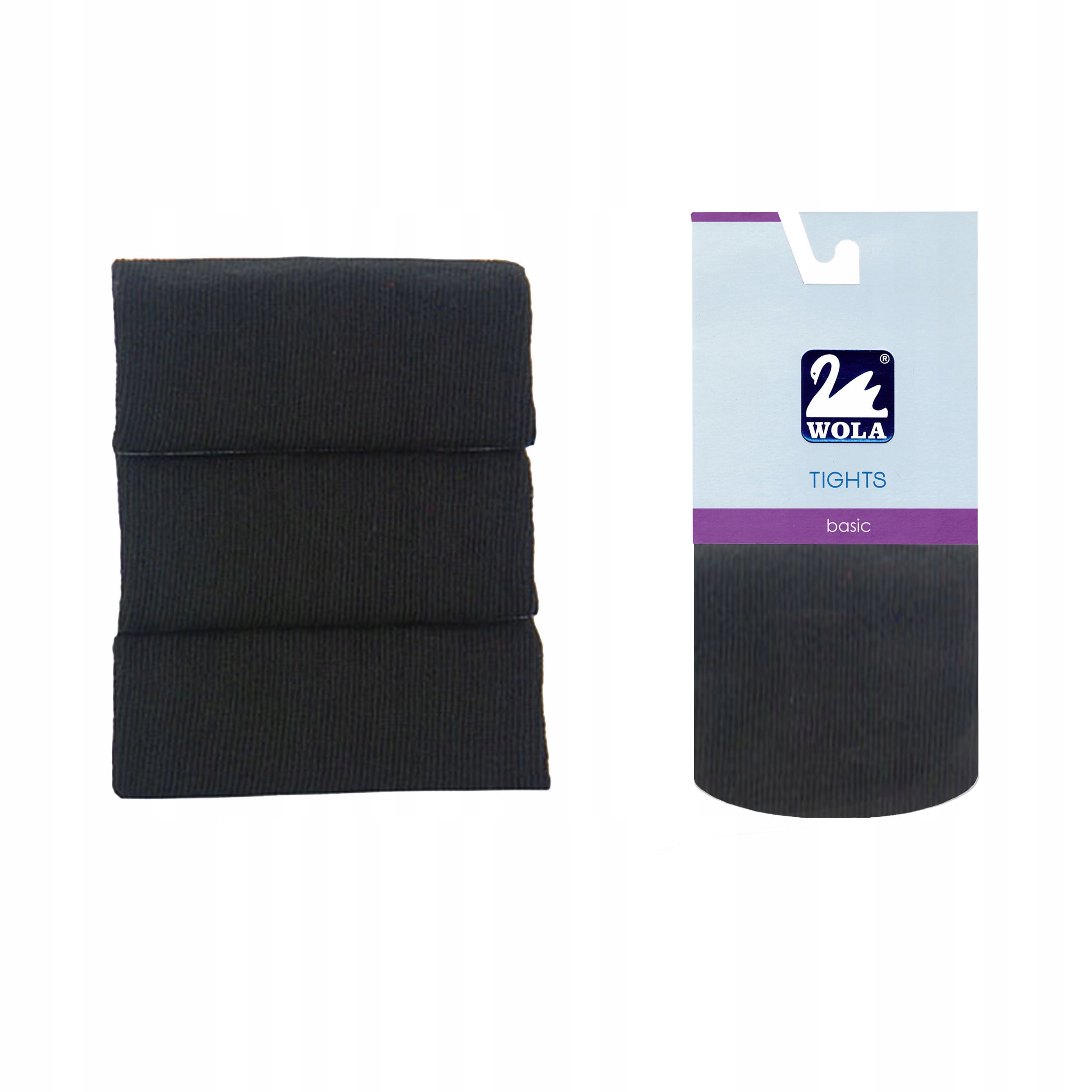 

Bawełniane rajstopy Wola Basic, Black G95, 62-74