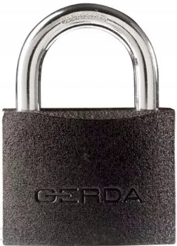 Kłódka żeliwna Gerda 40mm hartowana