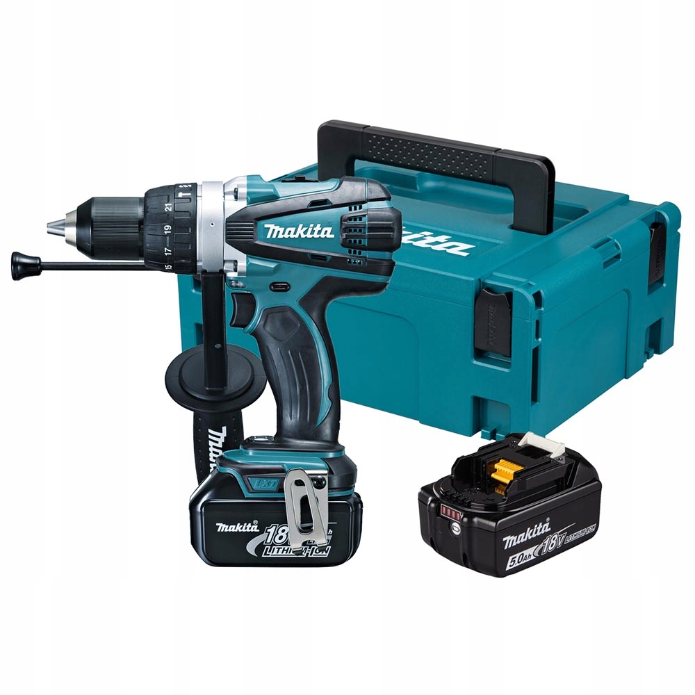 Wiertarko-wkrętarka Makita DHP458RTJ 18V 91Nm 2x5Ah