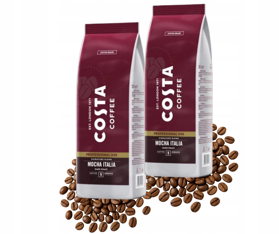 Levně Káva zrnková Costa Pro sada Signature Dark 2x1 kg
