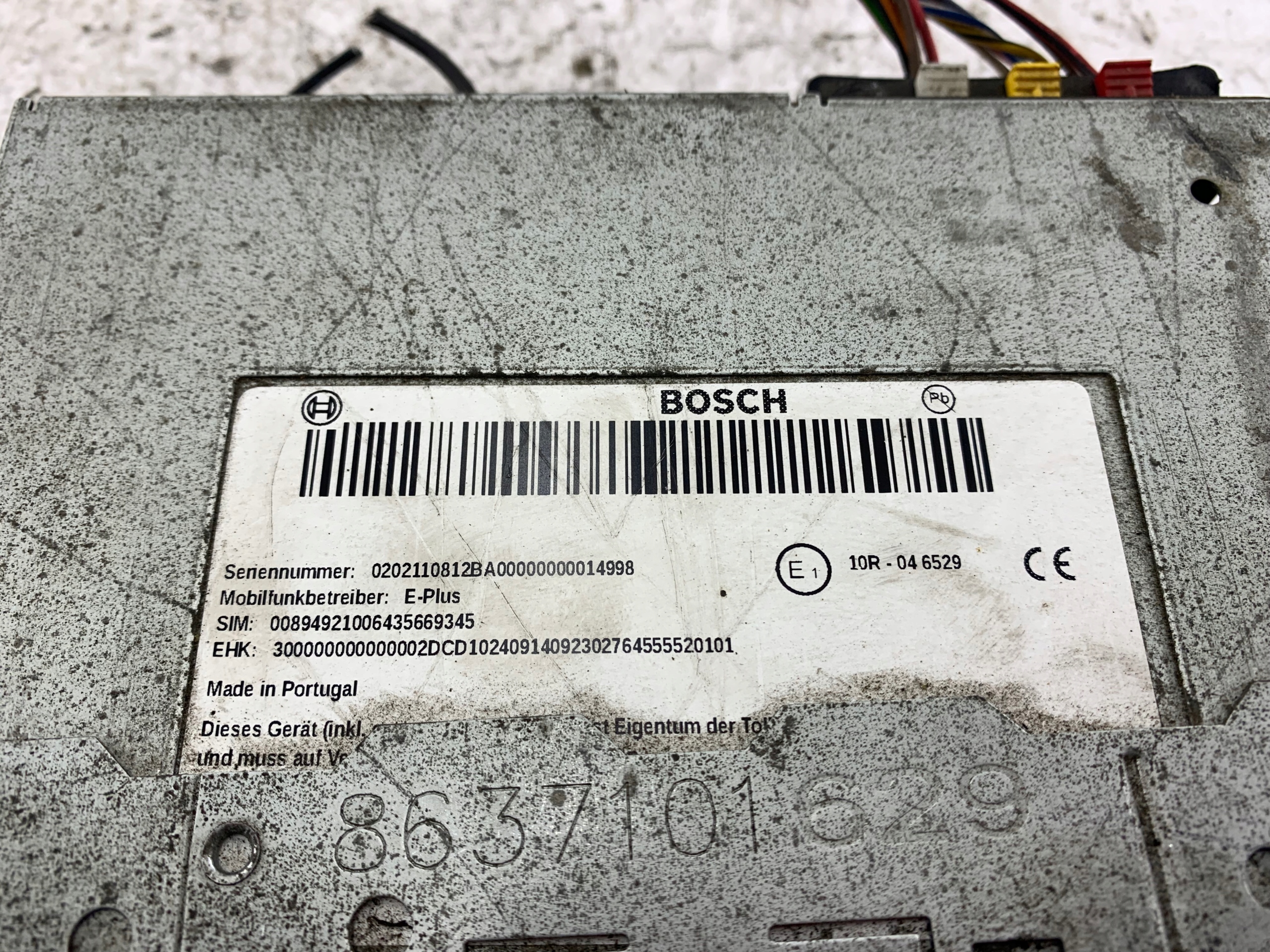 MERCEDES ATEGO TACHOGRAF TOLL COLLECT BOSCH