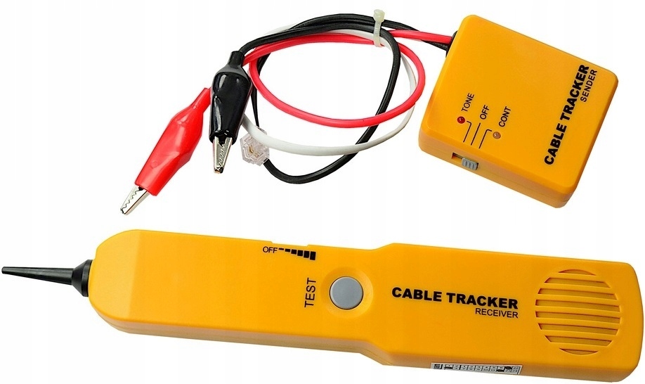 Cable Tracker Szukacz par przewodów miernik dźwiękowy 2x 9V