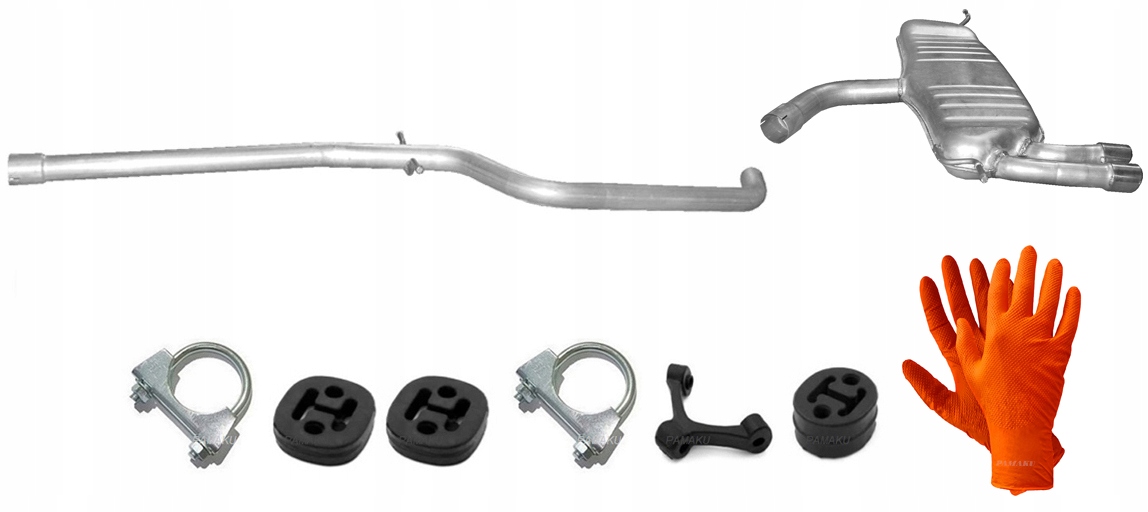 Audi A3 1.9 TDi 77 kW (2003-6/2008) Hatchback Trubka Tlumič