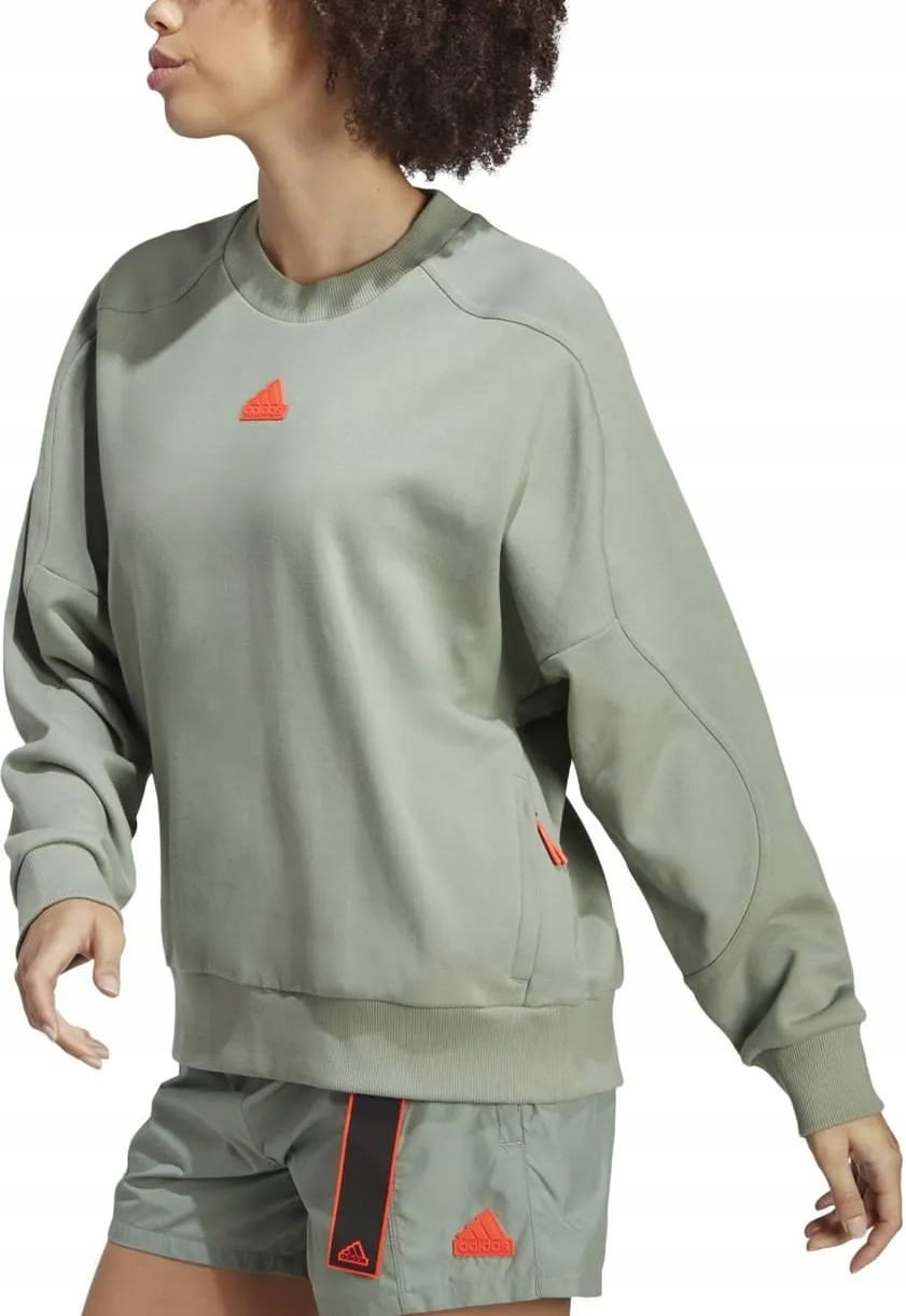 Sportowa Bluza Damska Młodzieżowa Dresowa Bawełniana Adidas City Escape Xxs