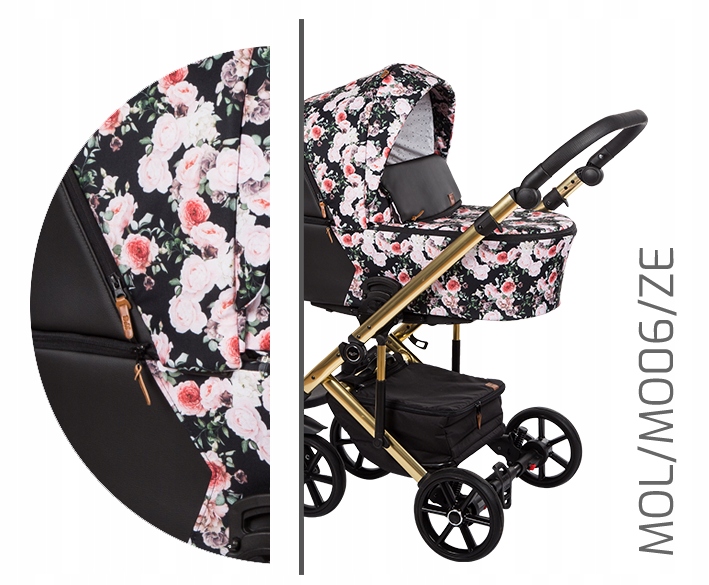 WÓZEK BABY MERC MOSCA-LIMITED EDITION 3W1 Waga wózka 14 kg