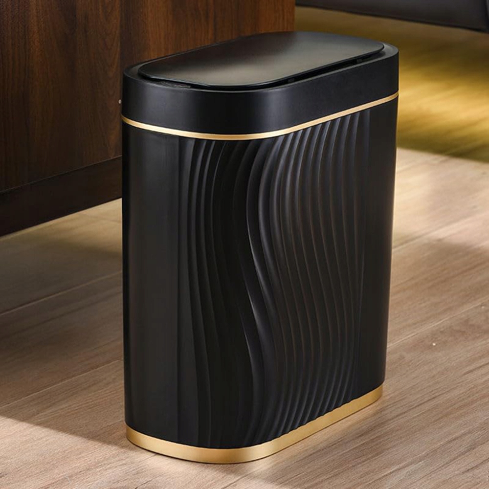 Bezdotykový odpadkový koš, automatický, kompaktní a prostorný. Estetický