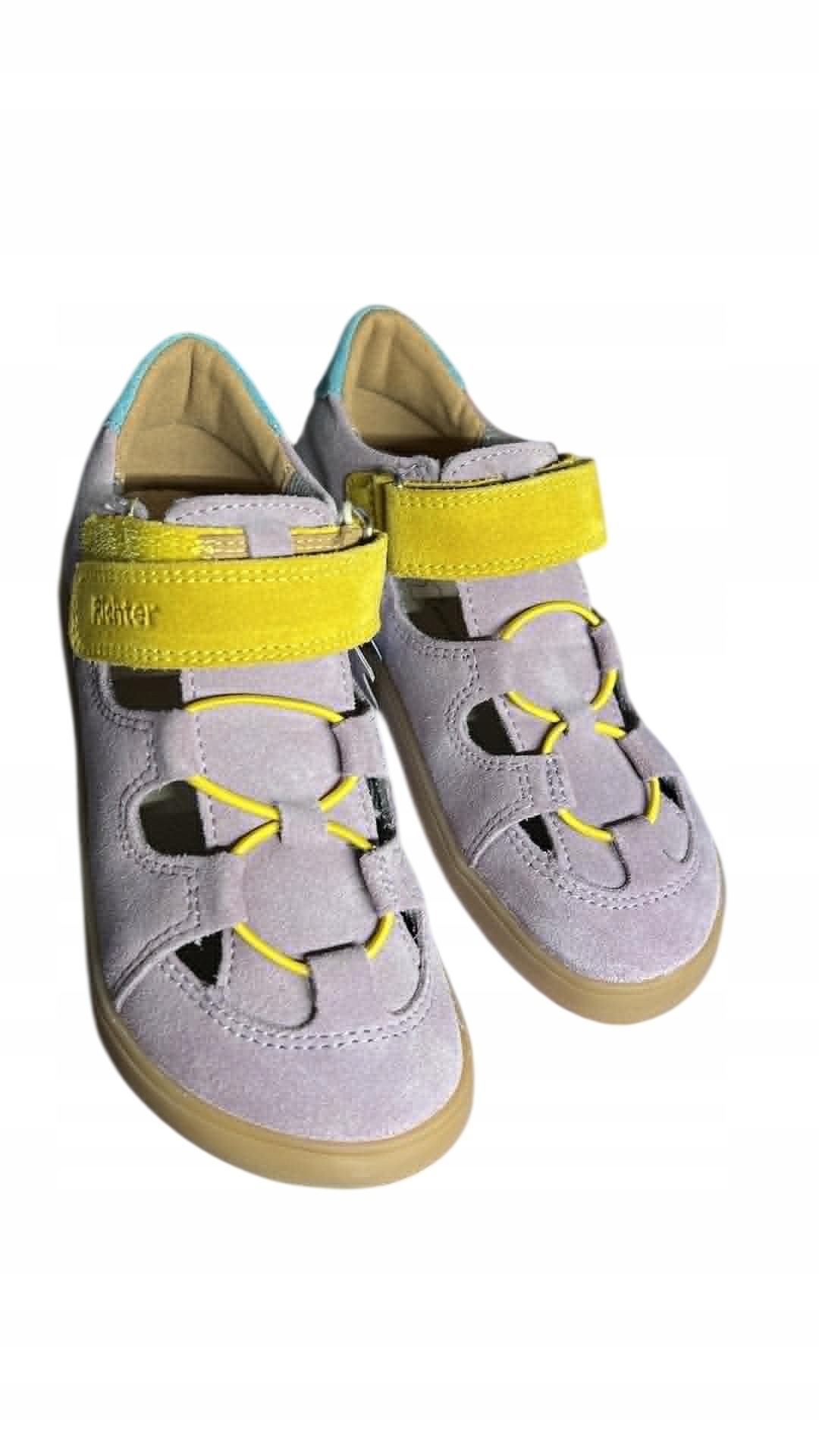 Richter Shoes Model: Skórzane półsandały dziecięce 9010890321506R 29