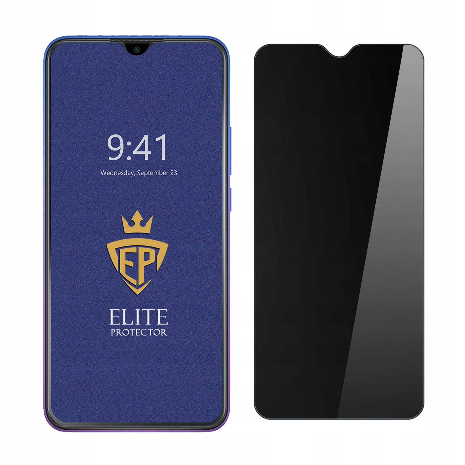 2v1 Fólie 5D Privacy Anti-spy Pro Xiaomi Redmi 9C Matná Bez Otisků Originálu