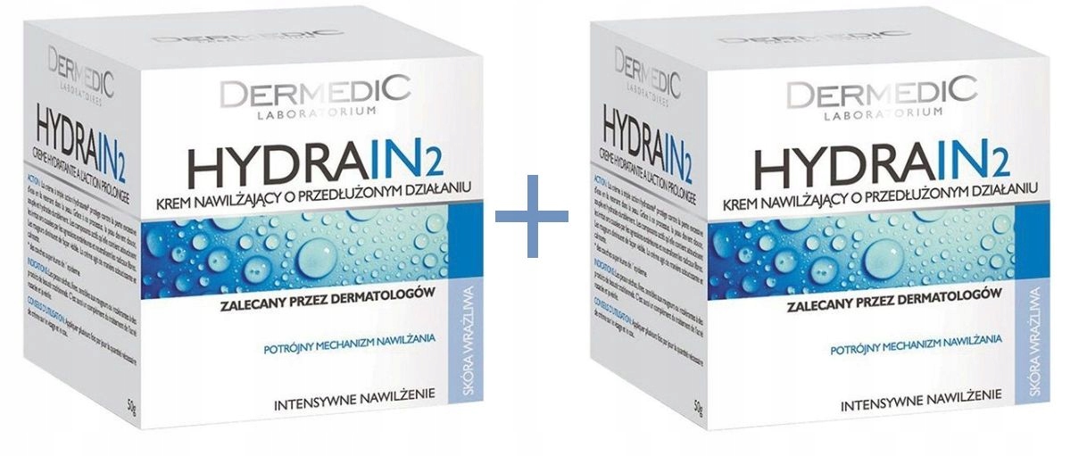 

Dermedic Hydrain 2 Krem Długo Nawilzający 50ml x 2