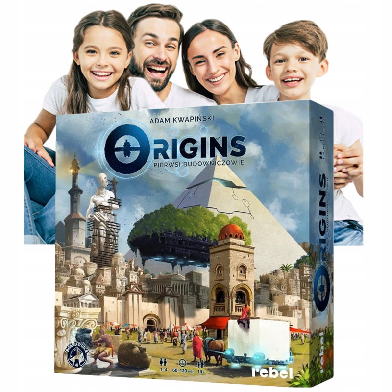 Pierwsi Budowniczowie Strategiczna Planszówka Gra Integracyjna dla Rodziny