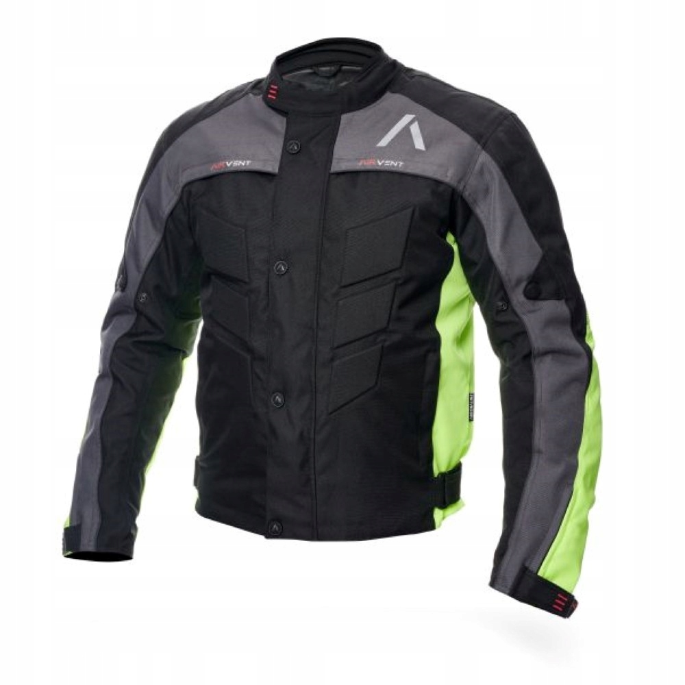 KURTKA MOTOCYKLOWA MĘSKA TEKSTYLNA ADRENALINE PYRAMID 2.0 PPE FLUO XXL
