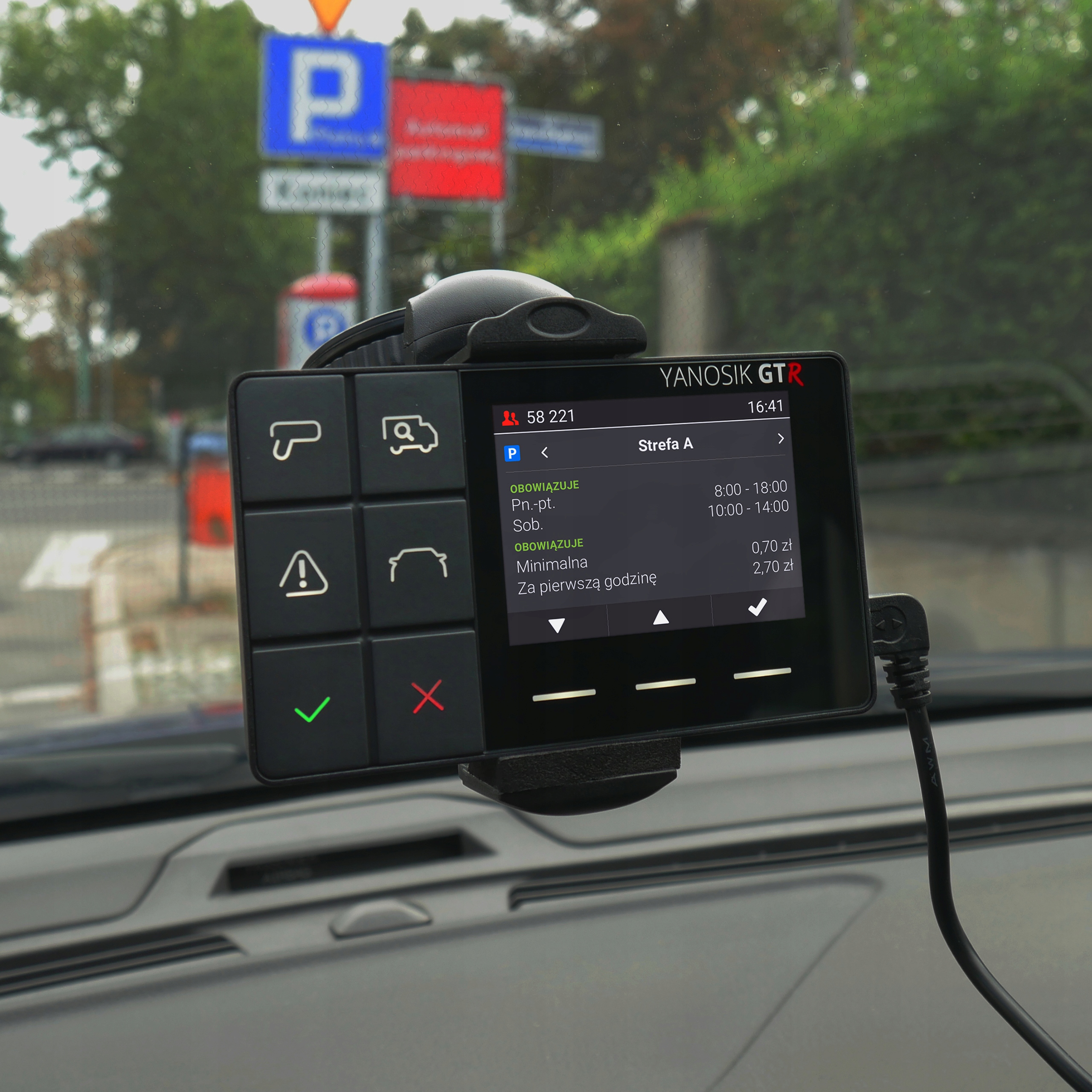 ANTYRADAR ASYSTENT YANOSIK GTR +e-TOLL + ABONAMENT 3 LATA |+ UCHWYT + KUBEK Model GTR ULTRA