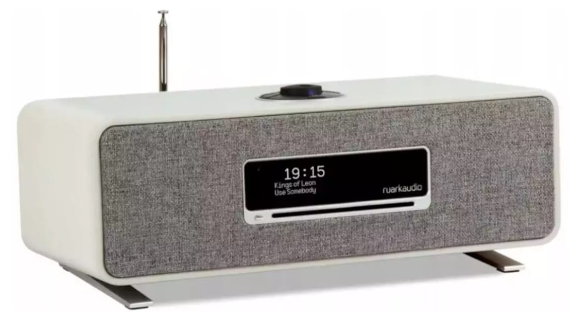 MINI SYSTEM STEREO ALL IN ONE RUARK AUDIO R3S SZARY GREY BLUETOOTH CD MP3