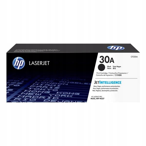 Originálny čierny toner Hp LaserJet Pro M203, M227 Mfp (30A CF230A)