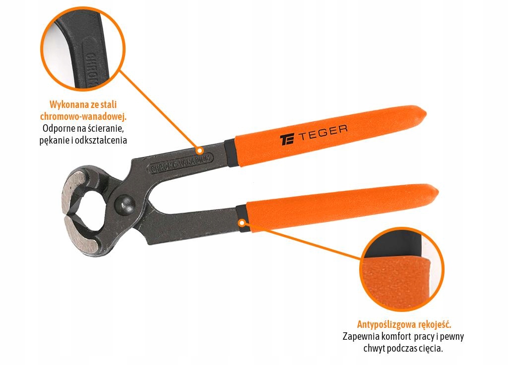 Obcęgi 200 mm TEGER Marka Teger