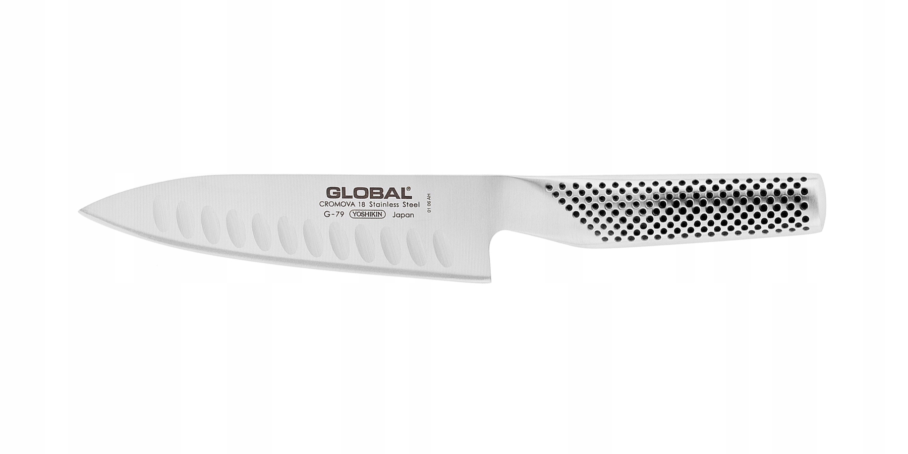 Japonský nôž šéfkuchára Global G-79 Gyuto 160 (guľový výbrus)