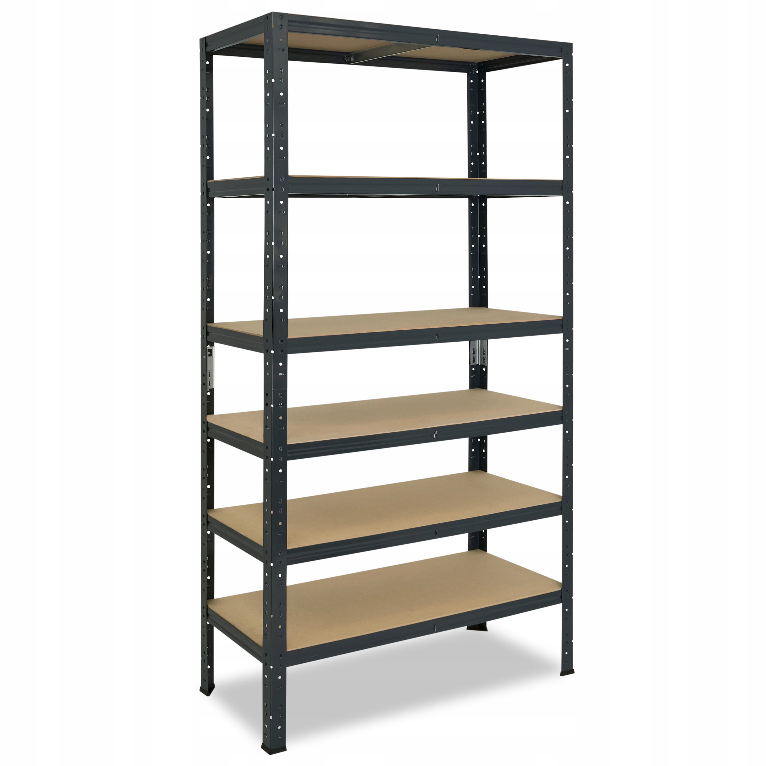 shelfplaza Home 200x90x50 cm regał metalowy antracyt z 6 półkami