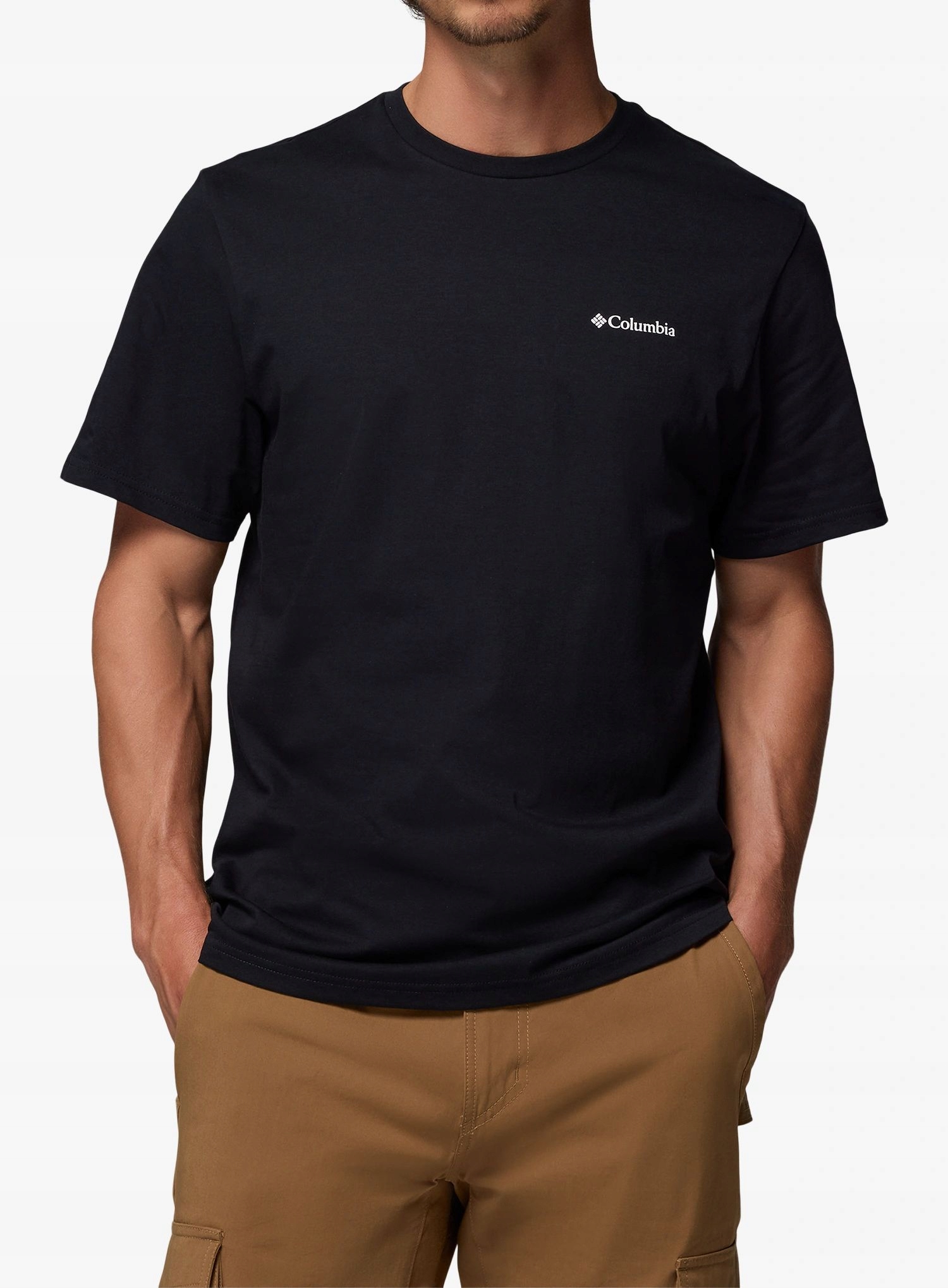 T shirt bawełniany Columbia Csc Outdoor Back Graphic Tee black/sands M