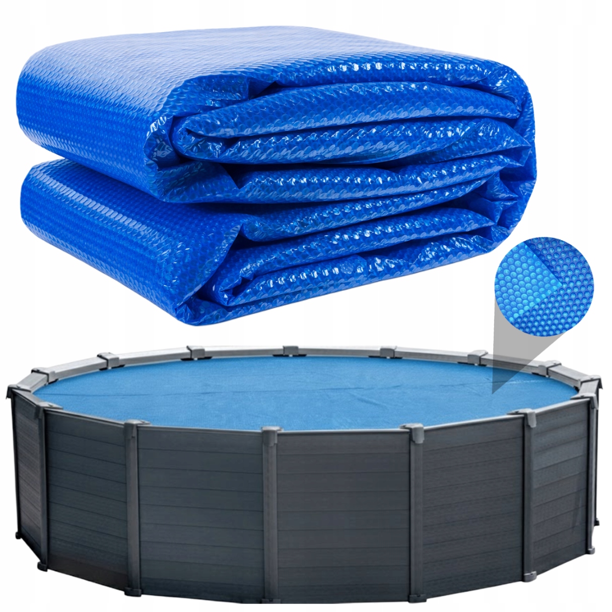 Krycí Plachta Topný Kryt Solární Podložka Ohřívač Vody Bazénu Intex 478x124