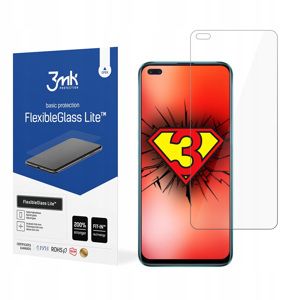 

Folia na cały ekran do Oppo Reno 4 3mk Glass Lite
