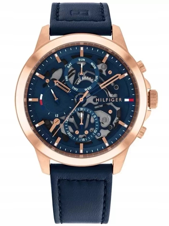 Pánské Hodinky Tommy Hilfiger 1710475 Černé 50 M Dárek Ke Dni Chlapců