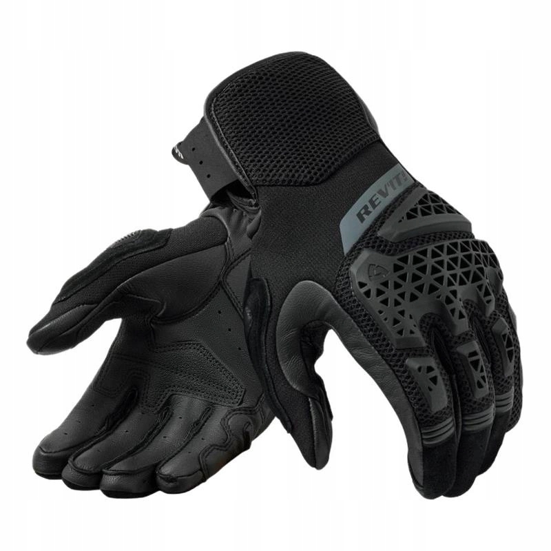 Motocyklové rukavice Revit Sand 5 Black, čierne