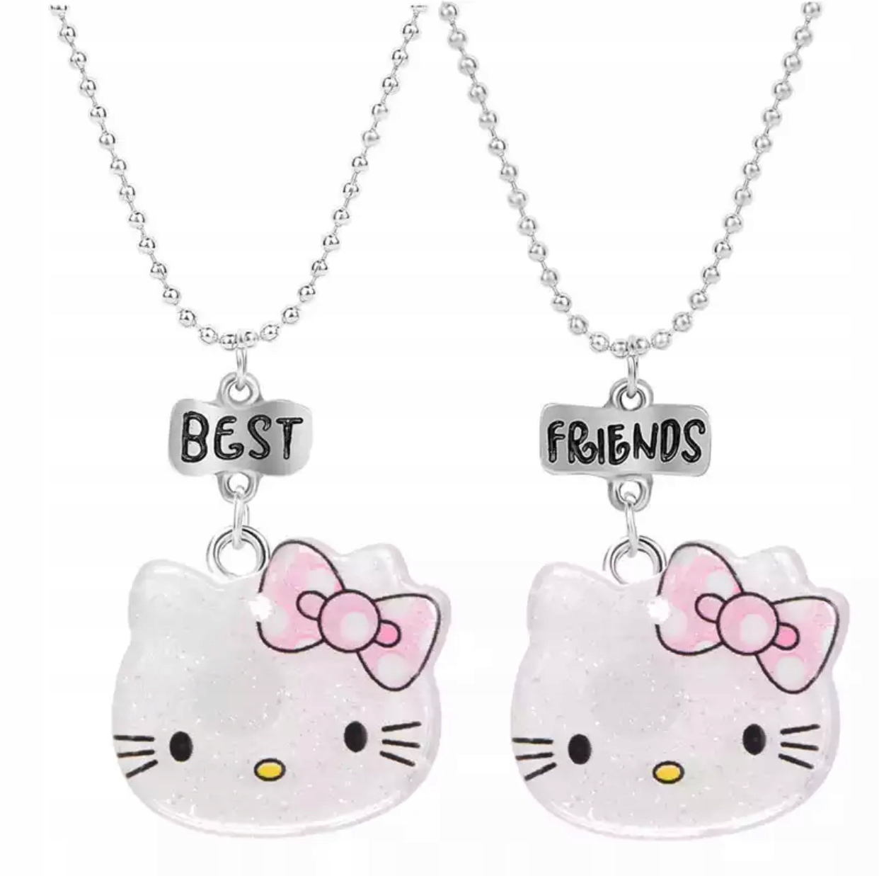 

Łańcuszki Zestaw 2szt Bff Hello Kitty Kotki Cute