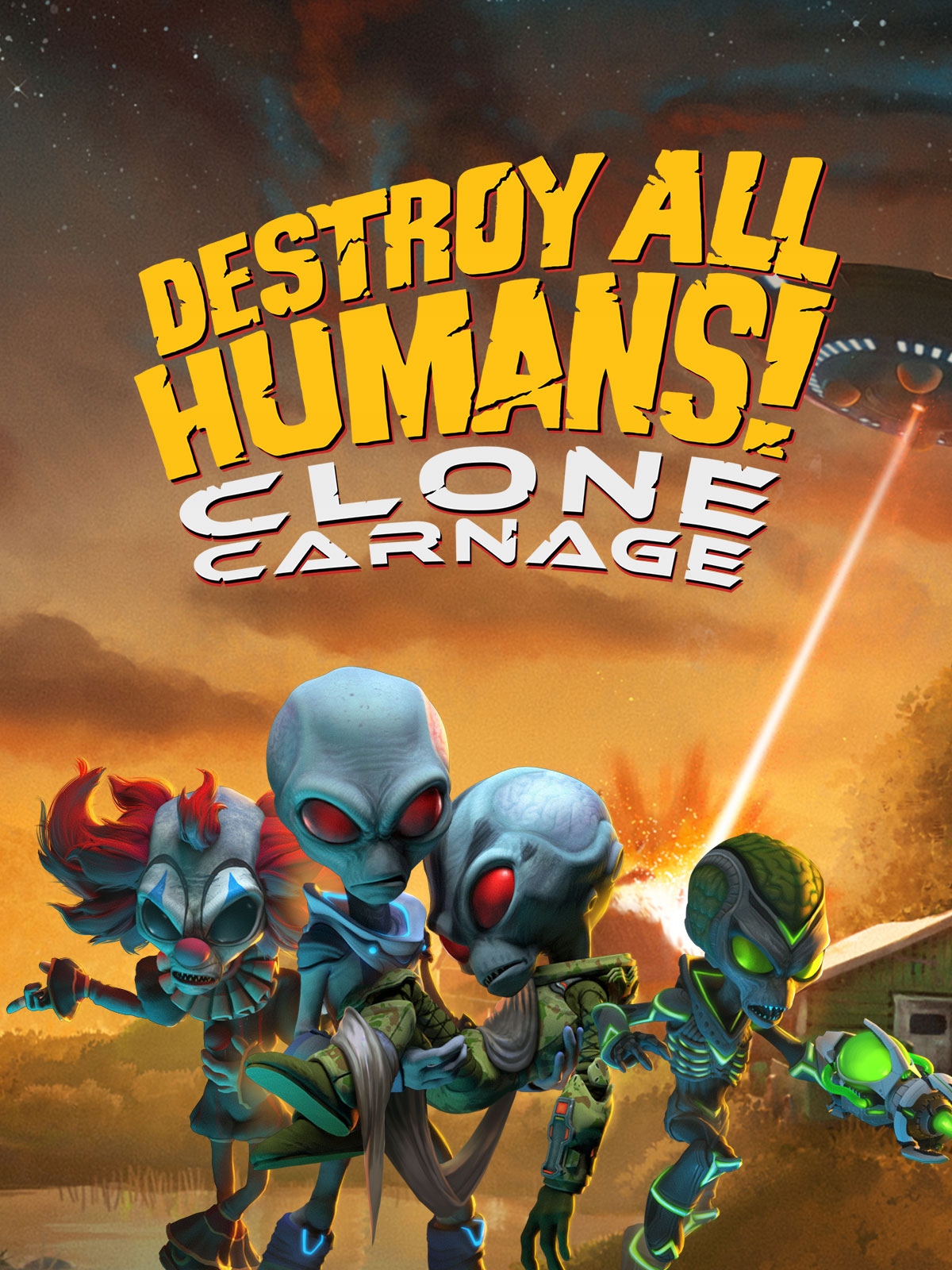 Destroy All Humans! Clone Carnage Pc Steam Klucz Cyfrowy Bez Vpn